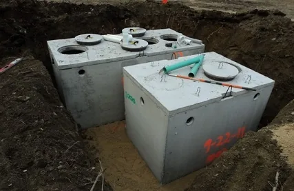 Concrete septic tank equipment